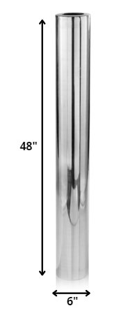 Buffed Extra Large Cylinder Tall Floor Vase By Homeroots | Vases | Modishstore - 2