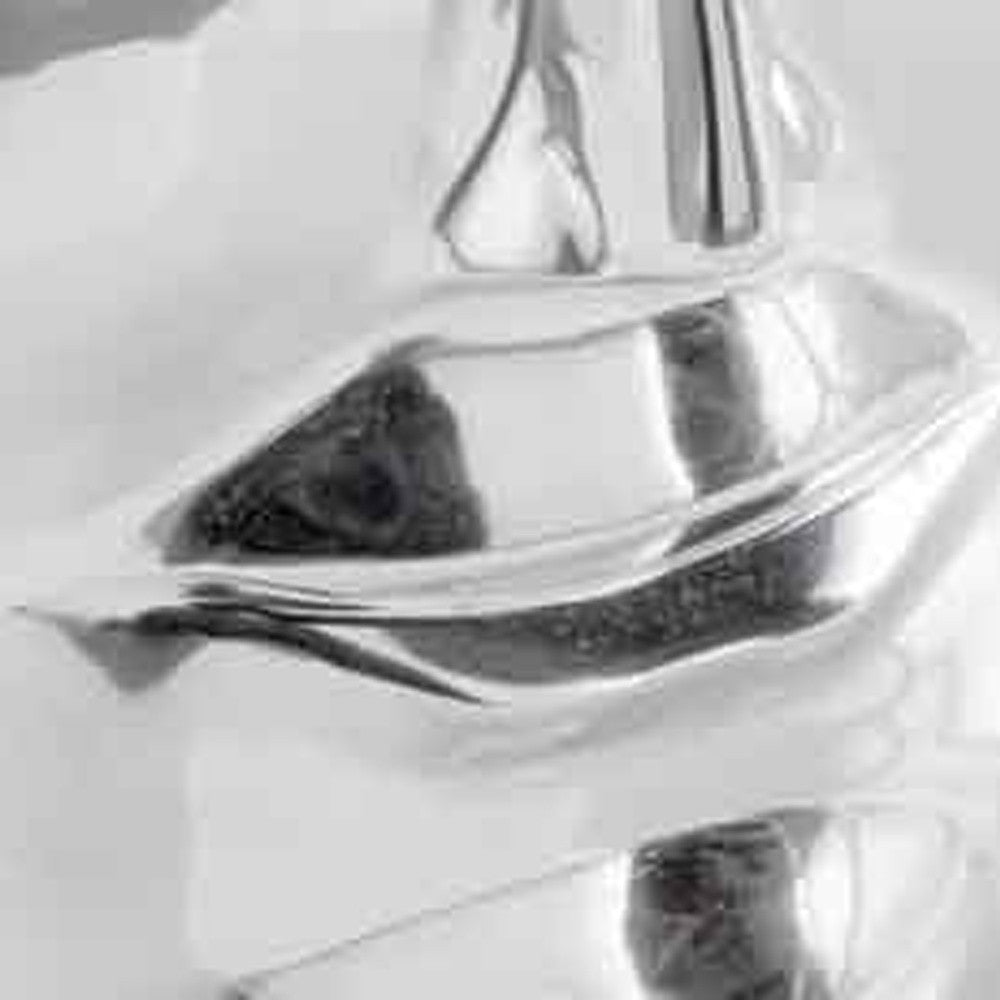 Silver Aluminum Face Stool By Homeroots | Stools | Modishstore - 4