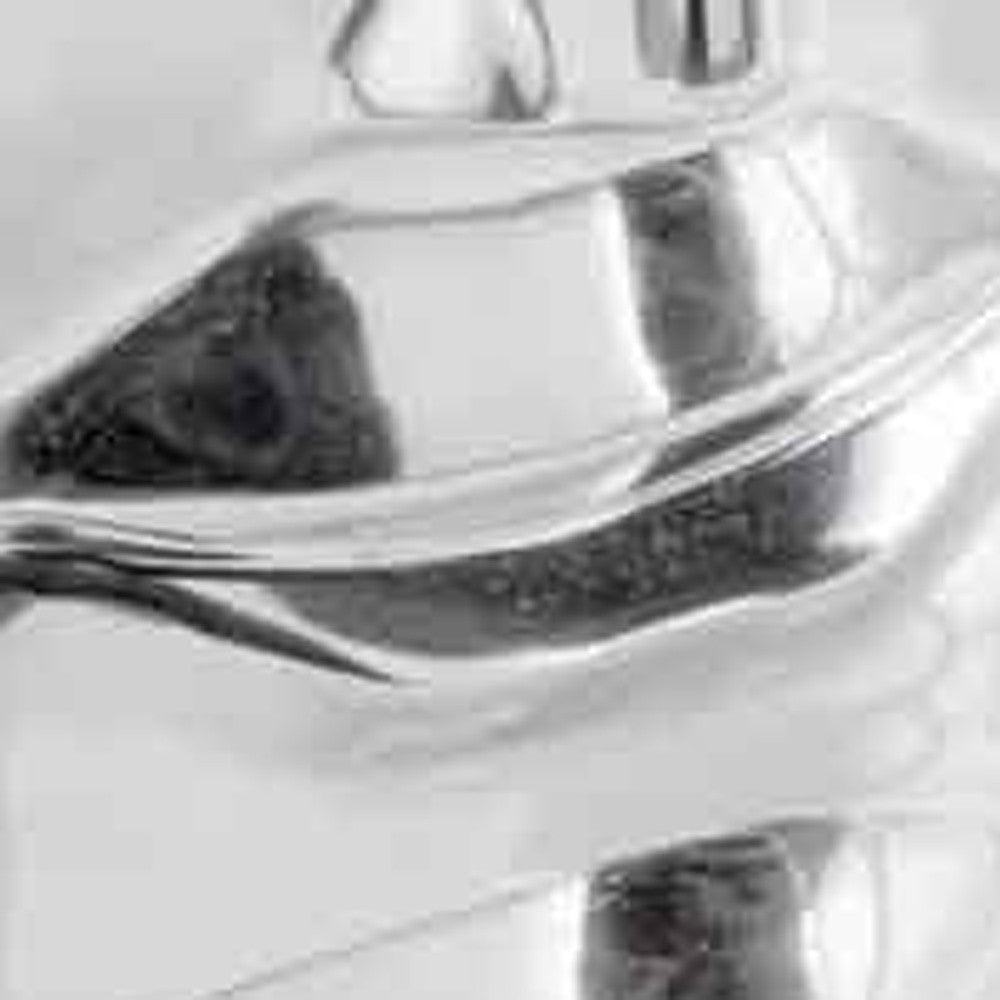 Silver Aluminum Face Stool By Homeroots | Stools | Modishstore - 5