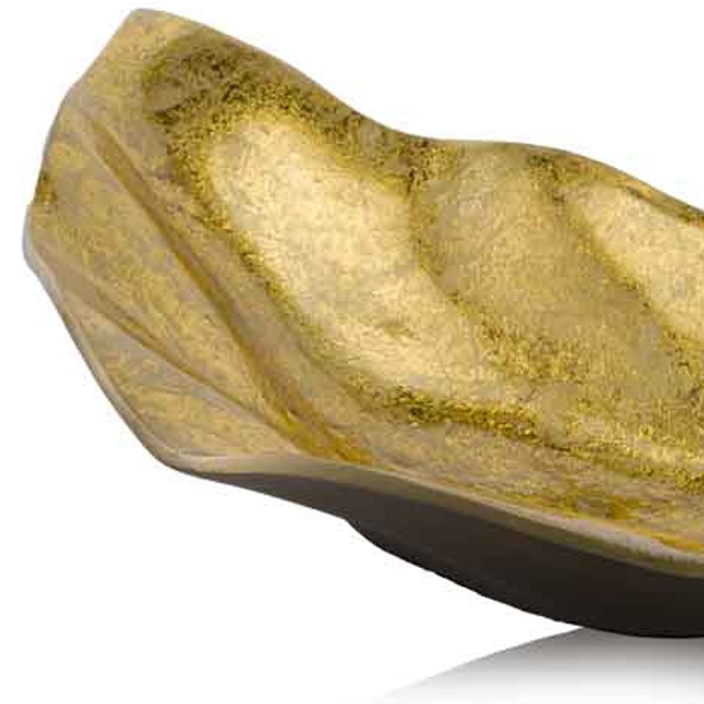 Gold And Bronze Metal Tray By Homeroots | Decorative Trays & Dishes | Modishstore - 4