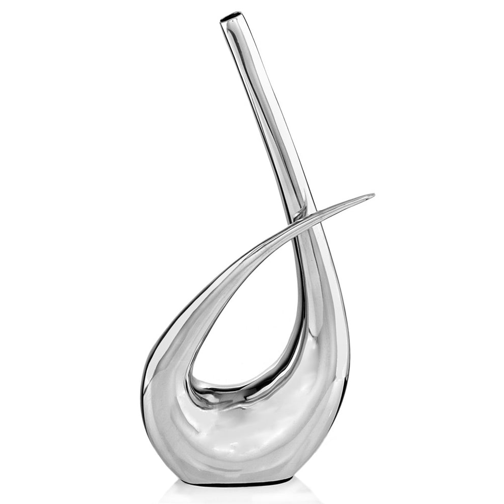 Buffed D Tail Vase By Homeroots | Vases | Modishstore - 3