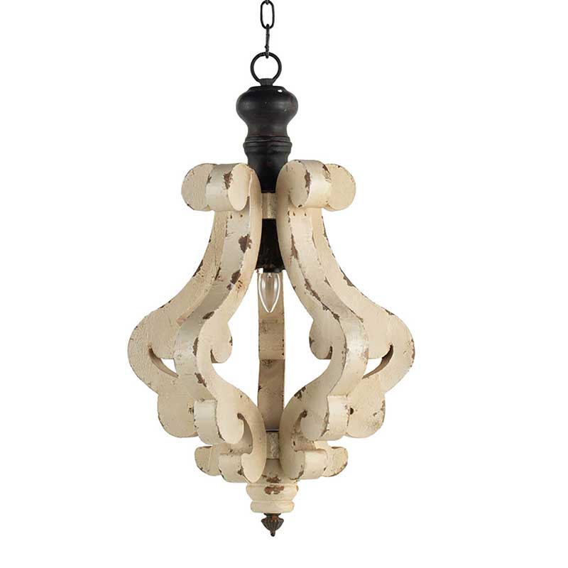 A&B Home Harper 1-Light Metal Chandelier | Chandeliers | Modishstore - 2