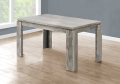 Grey Reclaimed Wood Look Dining Table By Homeroots