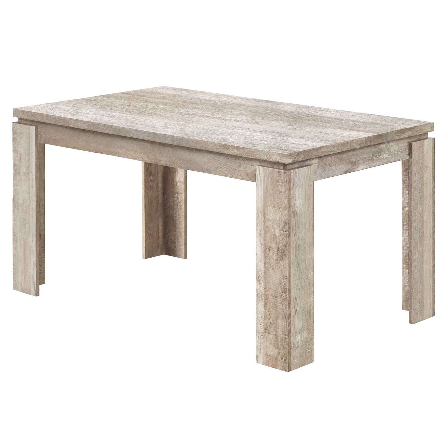 Grey Reclaimed Wood Look Dining Table By Homeroots | Dining Tables | Modishstore - 5
