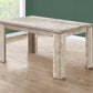 Grey Reclaimed Wood Look Dining Table By Homeroots | Dining Tables | Modishstore - 6