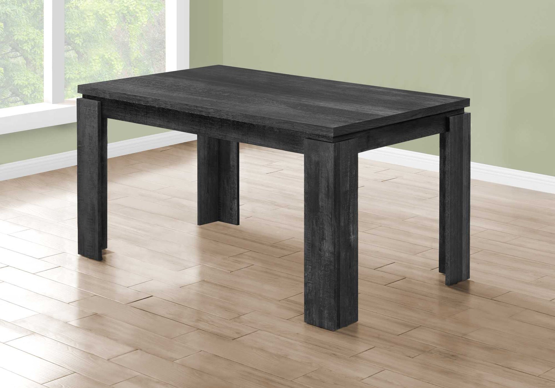 Grey Reclaimed Wood Look Dining Table By Homeroots | Dining Tables | Modishstore - 10