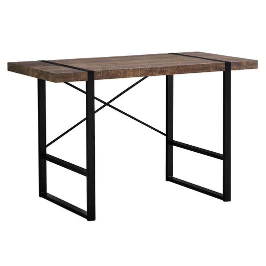 Brown Black Reclaimed Wood Metal Computer Desk By Homeroots | Desks | Modishstore