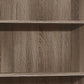Five Shelf Cherry Bookcase By Homeroots | Bookcases | Modishstore - 11