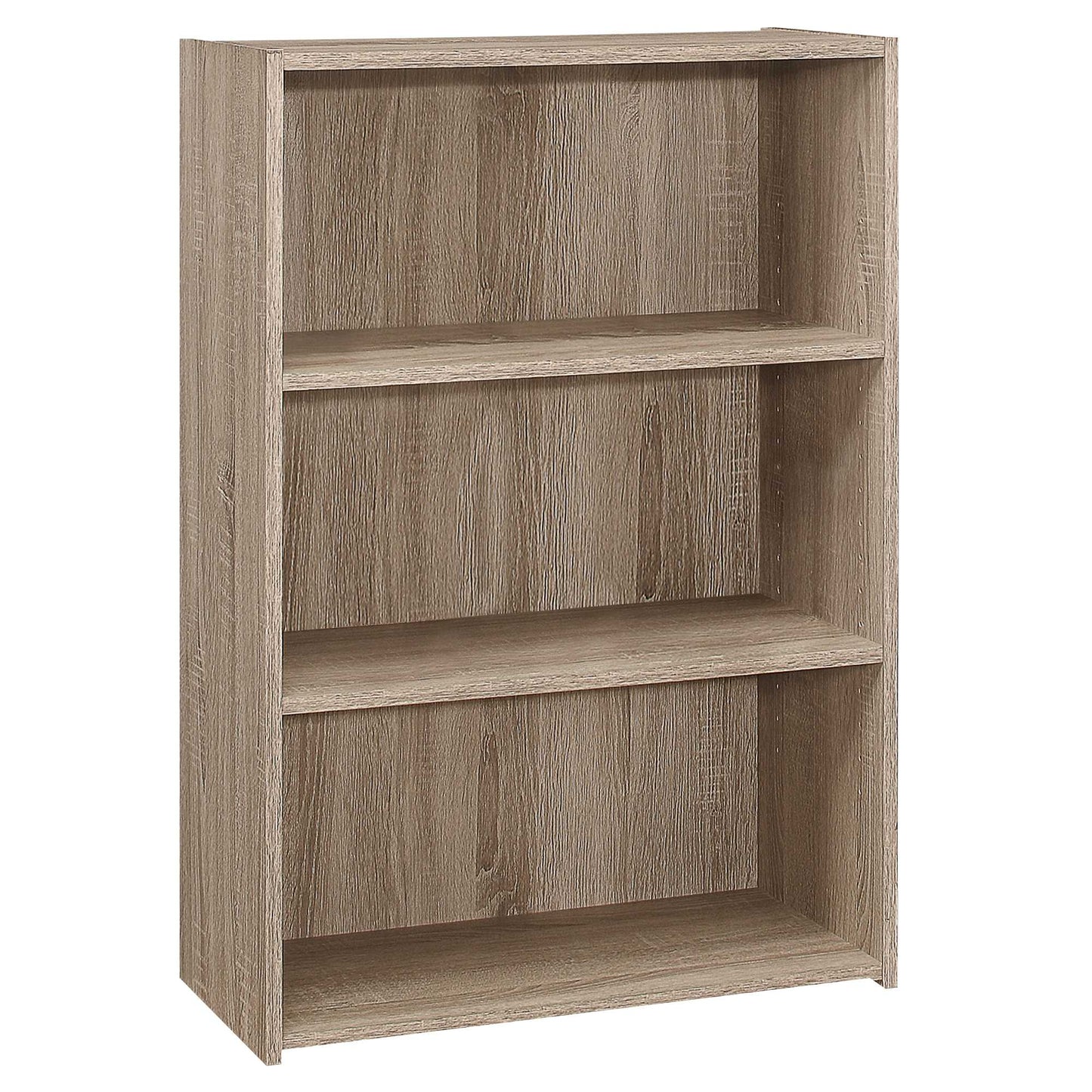 Cherry Shelves Bookcase By Homeroots | Bookcases | Modishstore - 10