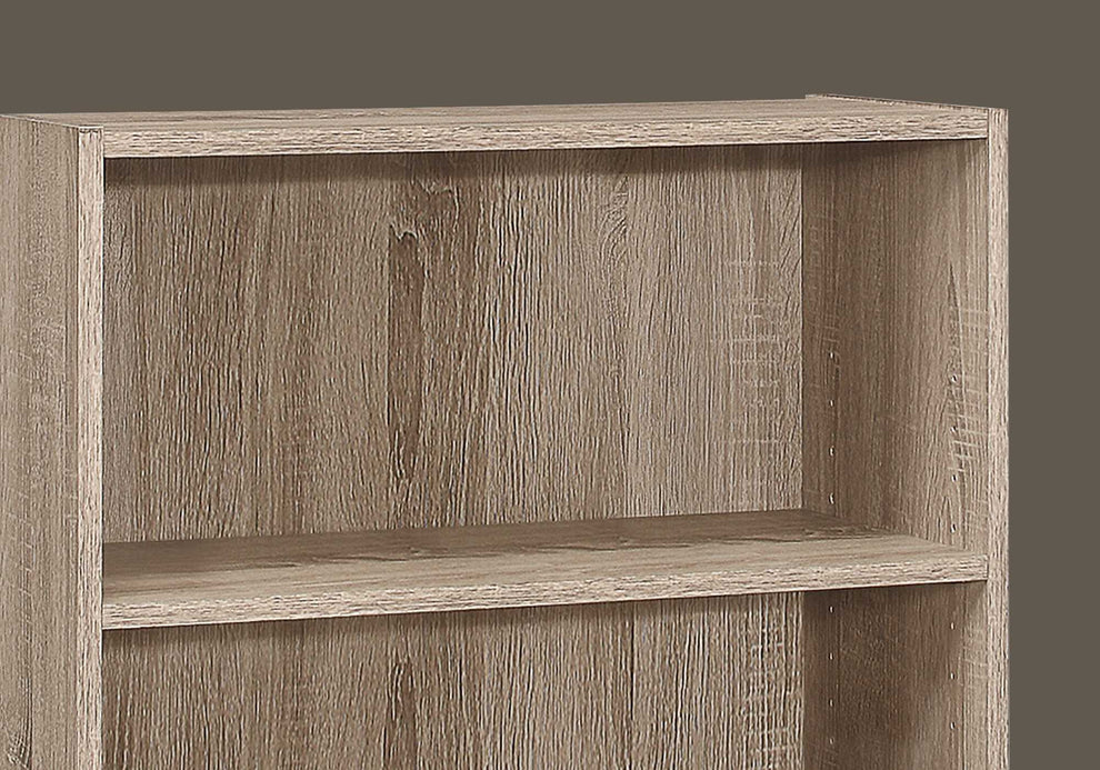 Cherry Shelves Bookcase By Homeroots | Bookcases | Modishstore - 11
