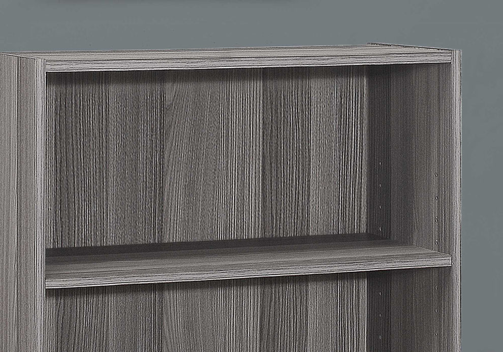 Cherry Shelves Bookcase By Homeroots | Bookcases | Modishstore - 15