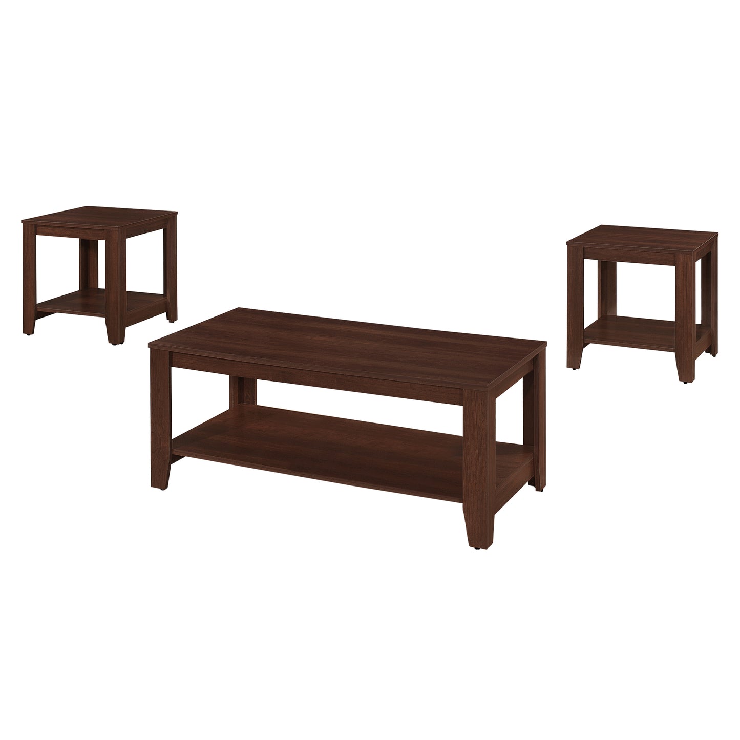 Cherry Table 3pcs Set By Homeroots - 355742 | Accent Tables | Modishstore