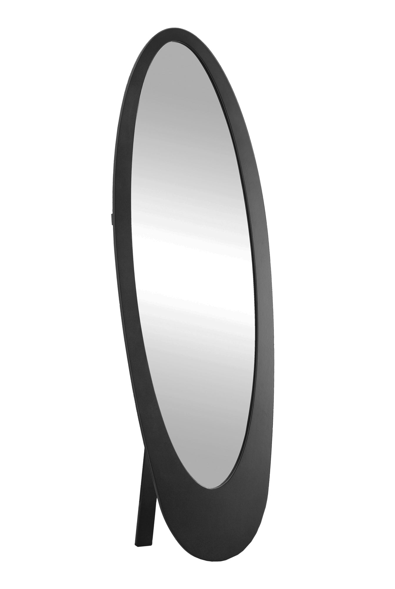 Grey Oval Frame Mirror By Homeroots | Mirrors | Modishstore - 5