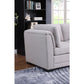 Kristin Light Gray Linen Fabric Reversible-Sofa with Ottoman By Lilola Home | Sofas | Modishstore-4