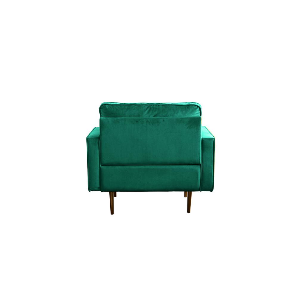 Theo Gray Velvet Sofa Loveseat Chair Living Room Set with Pillows By Lilola Home | Sofas | Modishstore-24