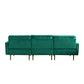Theo Gray Velvet Sofa with Pillows By Lilola Home | Sofas | Modishstore-5