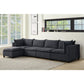 Madison Light Gray Fabric 5 Piece Modular Sectional Sofa Chaise By Lilola Home | Sofas | Modishstore-7