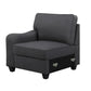 Leo Light Gray Linen 3Pc Sectional Sofa Chaise By Lilola Home | Sofas | Modishstore-12