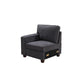 Jocelyn Dark Gray Woven 7Pc Modular L-Shape Sectional Sofa with Ottoman By Lilola Home | Sofas | Modishstore-3