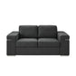 Gianna Black Linen Fabric Sofa and Loveseat Living Room Set By Lilola Home | Sofas | Modishstore-4