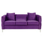Bayberry Green Velvet Sofa Loveseat Chair Living Room Set By Lilola Home | Sofas | Modishstore-16