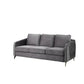 Hathaway Gray Velvet Fabric Sofa Loveseat Living Room Set By Lilola Home | Sofas | Modishstore-8