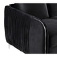 Hathaway Gray Velvet Fabric Sofa Loveseat Chair Living Room Set By Lilola Home | Sofas | Modishstore-18