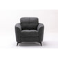 Callie Gray Velvet Fabric Sofa Loveseat Chair Living Room Set By Lilola Home | Sofas | Modishstore-9