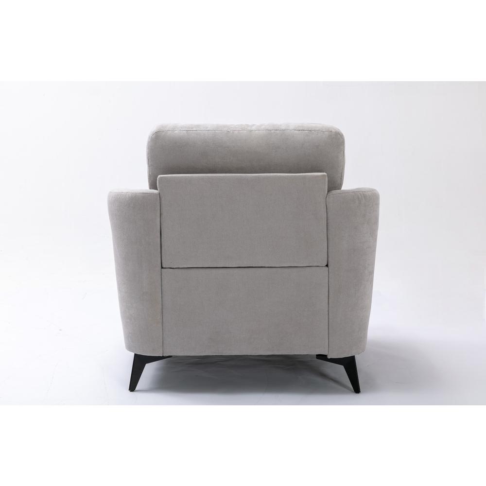 Callie Gray Velvet Fabric Sofa Loveseat Chair Living Room Set By Lilola Home | Sofas | Modishstore-18