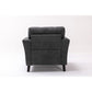 Damian Gray Velvet Sofa Loveseat Chair Living Room Set By Lilola Home | Sofas | Modishstore-12