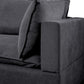 Madison Light Gray Fabric Reversible Sectional Sofa Ottoman By Lilola Home | Sofas | Modishstore-10