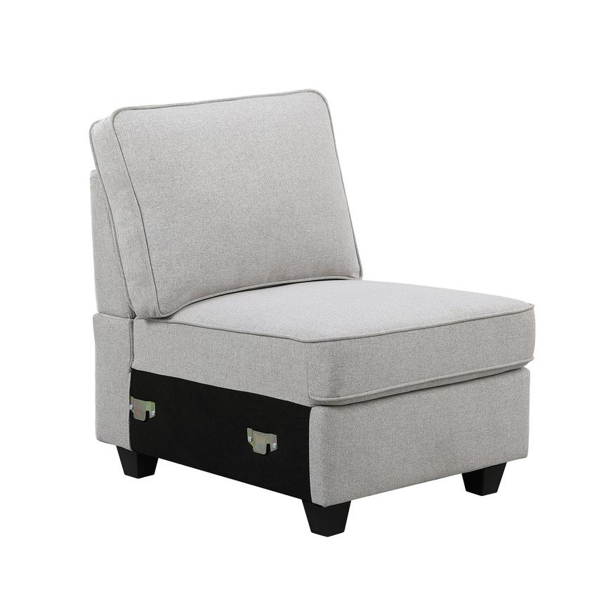 Leo Light Gray Linen Double Chaise 5Pc Modular Sectional Sofa By Lilola Home | Sofas | Modishstore-7