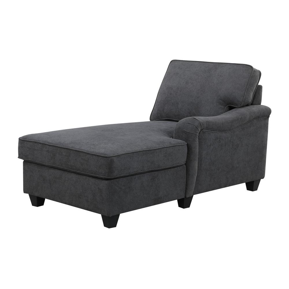 Leo Light Gray Linen Double Chaise 5Pc Modular Sectional Sofa By Lilola Home | Sofas | Modishstore-17