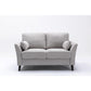 Damian Gray Velvet Fabric Sofa Loveseat Living Room Set By Lilola Home | Sofas | Modishstore-18