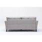 Damian Gray Velvet Sofa Loveseat Chair Living Room Set By Lilola Home | Sofas | Modishstore-27