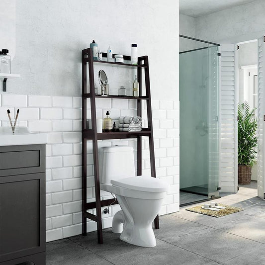 Zachery Brown Bathroom Space Saver Shelf By Lilola Home | Bathroom Accessories | Modishstore