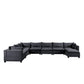 Madison Light Gray Fabric 8 Piece Modular Sectional Sofa Chaise By Lilola Home | Sofas | Modishstore-7
