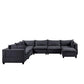 Madison Light Gray Fabric 7 Piece Modular Sectional Sofa Chaise By Lilola Home | Sofas | Modishstore-6