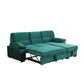 Kipling Gray Woven Fabric Reversible Sleeper Sectional Sofa Chaise By Lilola Home | Sofas | Modishstore-10