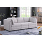 Kristin Light Gray Linen Fabric 3-Seater Modular Sofa By Lilola Home | Sofas | Modishstore-3