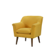 Shelby Yellow Woven Fabric Armchair By Lilola Home | Armchairs | Modishstore-2