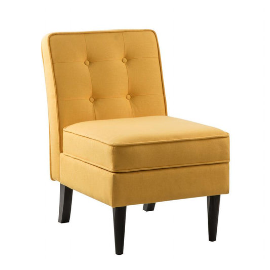 Oliver Yellow Fabric Storage Accent Chair By Lilola Home | Accent Chairs | Modishstore