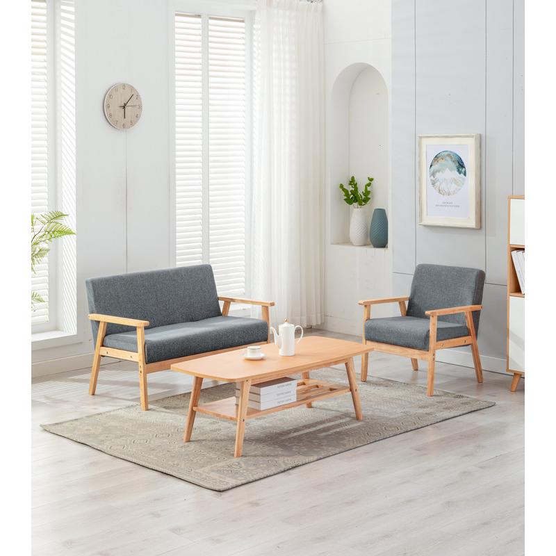 Bahamas Coffee Table Loveseat Chair Set By Lilola Home | Sofas | Modishstore-2