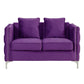 Bayberry Green Velvet Sofa Loveseat Chair Living Room Set By Lilola Home | Sofas | Modishstore-20