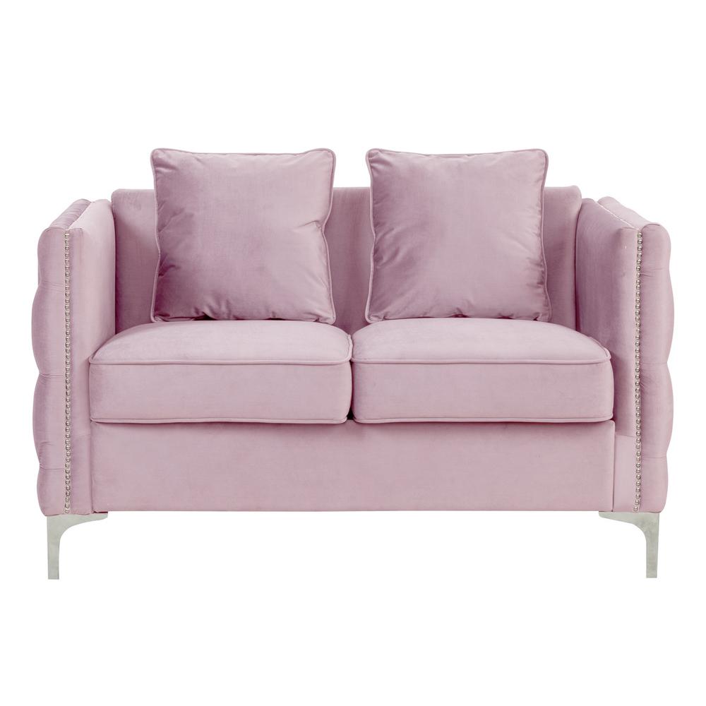 Bayberry Green Velvet Sofa Loveseat Chair Living Room Set By Lilola Home | Sofas | Modishstore-31
