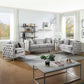 Bayberry Black Velvet Sofa Loveseat Chair Living Room Set By Lilola Home | Sofas | Modishstore-13