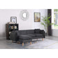 Brayden Dark Gray Fabric Sectional Sofa Chaise By Lilola Home | Sofas | Modishstore-5