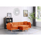 Brayden Dark Gray Fabric Sectional Sofa Chaise By Lilola Home | Sofas | Modishstore-14