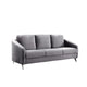 Sofia Gray Velvet Modern Chic Sofa Couch By Lilola Home | Sofas | Modishstore-2