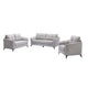 Callie Gray Velvet Fabric Sofa Loveseat Chair Living Room Set By Lilola Home | Sofas | Modishstore-12